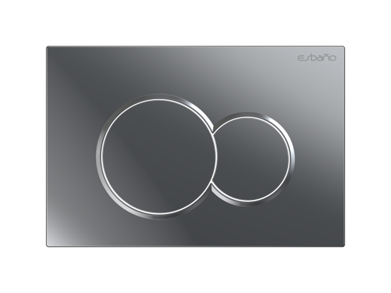 ESBANO Клавиша слива, хром матовый ESINSKS50MC