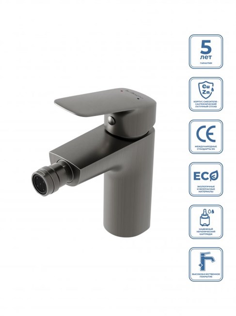 BELBAGNO Due Смеситель для биде без донного клапана DUE-BD-GM-W0 DUE-BD-GM-W0