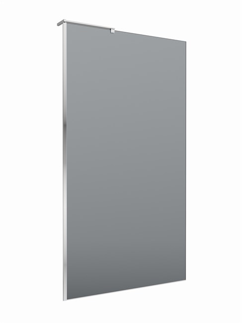 BELBAGNO Uno Душевая перегородка ширина 110 см, профиль - хром / стекло - серое UNO-L-1-TB-110-GR-Cr