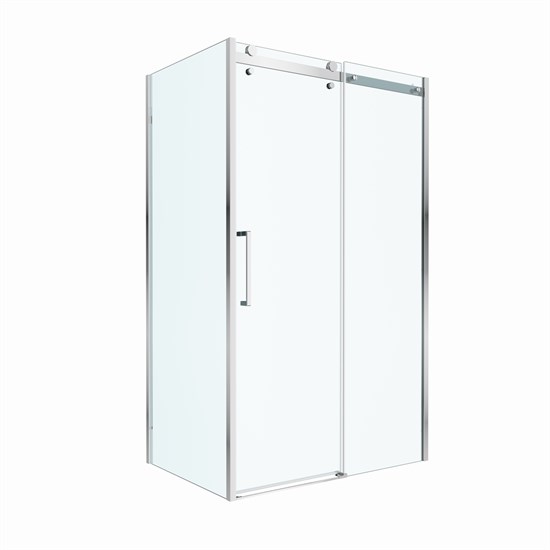 BELBAGNO Marino Душевой уголок прямоугольный размер 120x80 см профиль - хром / стекло - прозрачное, двери раздвижные MARINO-2-AH-1-120/80-C-Cr