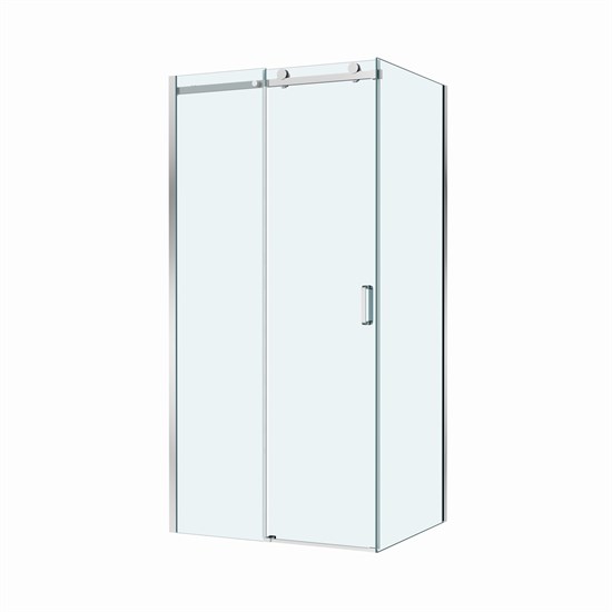 BELBAGNO Soft Close-2 Душевой уголок прямоугольный размер 110x80 см профиль - хром / стекло - прозрачное, двери раздвижные SOFT_CLOSE-2-AH-1-110/80-C-Cr