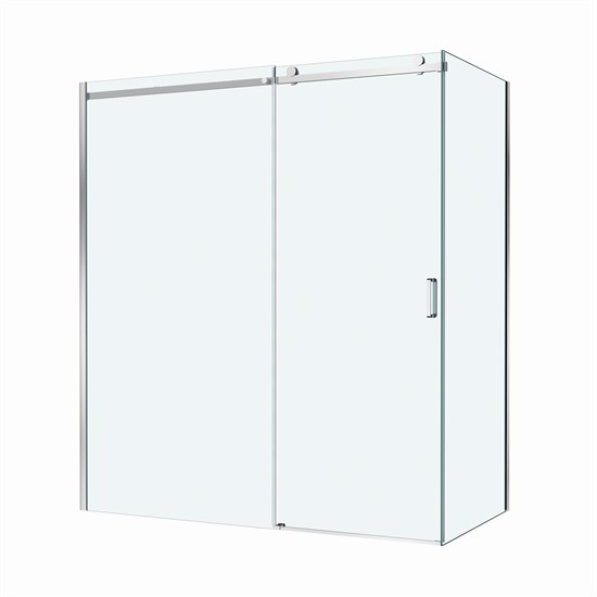 BELBAGNO Soft Close-2 Душевой уголок прямоугольный размер 180x90 см профиль - хром / стекло - прозрачное, двери раздвижные SOFT_CLOSE-2-AH-1-180/90-C-Cr