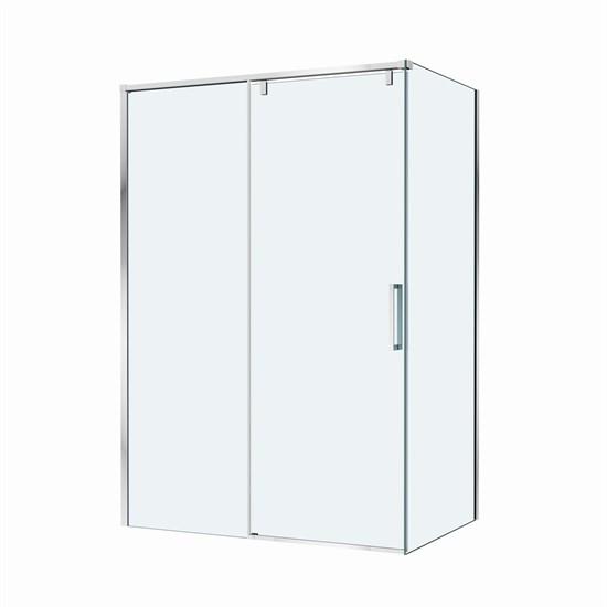 BELBAGNO Soft Close-1 Душевой уголок прямоугольный размер 140x100 см профиль - хром / стекло - прозрачное, двери раздвижные SOFT_CLOSE-1-AH-1-140/100-C-Cr