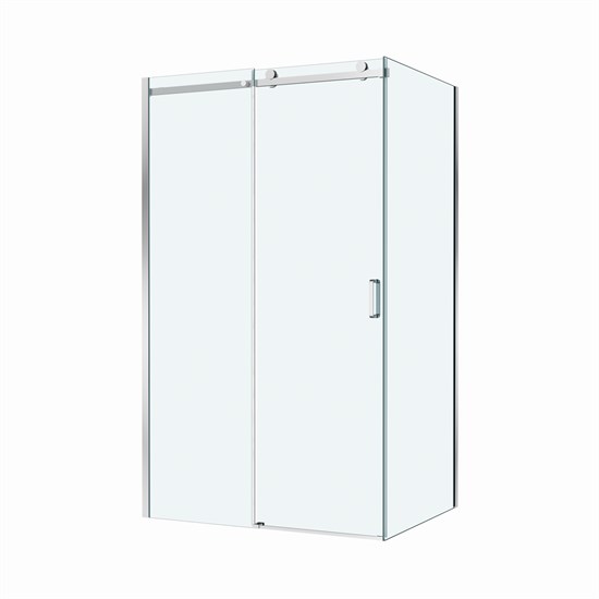 BELBAGNO Soft Close-2 Душевой уголок прямоугольный размер 120x100 см профиль - хром / стекло - прозрачное, двери раздвижные SOFT_CLOSE-2-AH-1-120/100-C-Cr