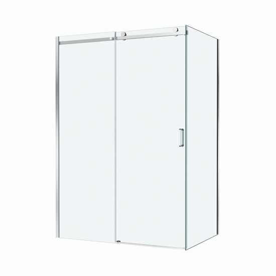 BELBAGNO Soft Close-2 Душевой уголок прямоугольный размер 140x80 см профиль - хром / стекло - прозрачное, двери раздвижные SOFT_CLOSE-2-AH-1-140/80-C-Cr