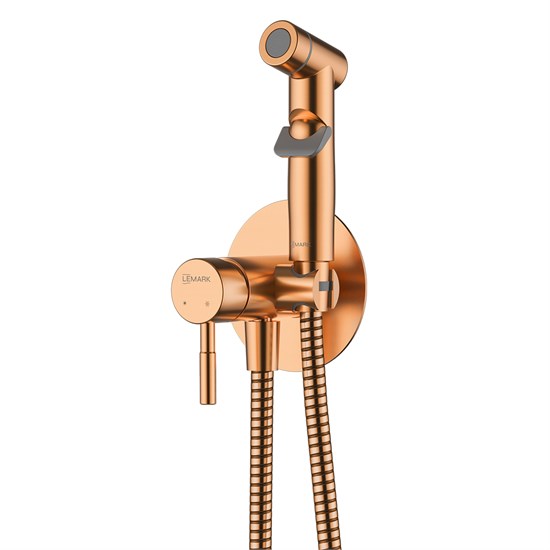 LEMARK Смеситель Зенит LMF-1618S-BRRGN с гигиеническим душем, встраиваемый LMF-1618S-BRRGN