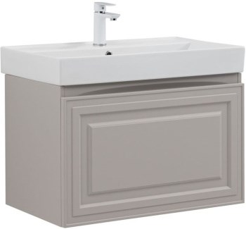 AQUANET Тумба с раковиной Агата 75 1 ящ. цв. бежевый AQUANET-348185