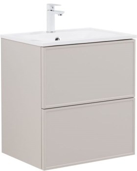 AQUANET Тумба с раковиной Арт 60 цв.бежевый AQUANET-345811
