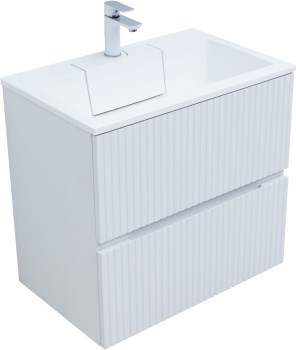 AQUANET Тумба с раковиной Джейн 70 цв.белый матовый (раковина Фортуна) AQUANET-332530