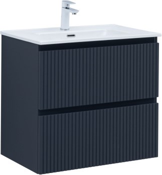 AQUANET Тумба с раковиной Джейн 70 цв.маренго (раковина Flat) AQUANET-332540