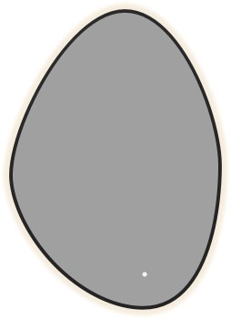 AQUANET Зеркало Контур 600х850 LED TX ассиметричное, черный AQUANET-367646