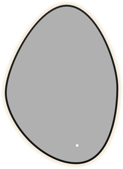 AQUANET Зеркало Контур 700х1000 LED TX ассиметричное, черный AQUANET-367647