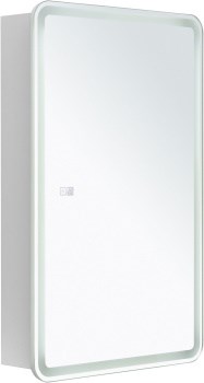 AQUANET Зеркальный шкаф Оптима 50 LED антипар AQUANET-353775