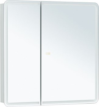 AQUANET Зеркальный шкаф Оптима 80 LED антипар AQUANET-353807
