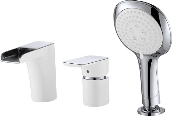 DK Каскадный смеситель врезной на борт ванны Berlin.Steinbeis DA1434216 DA1434216