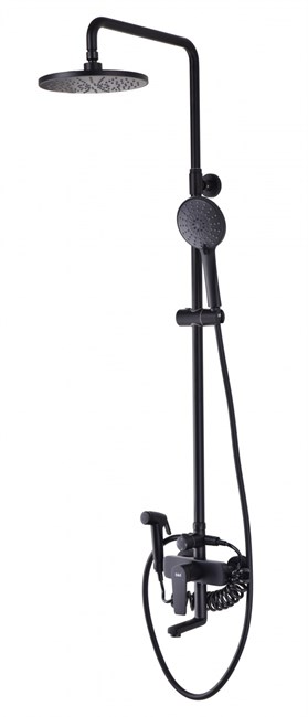 DK Душевая система с гигиеническим душем Bayern.F?rth DA1524705B18 черный DA1524705B18