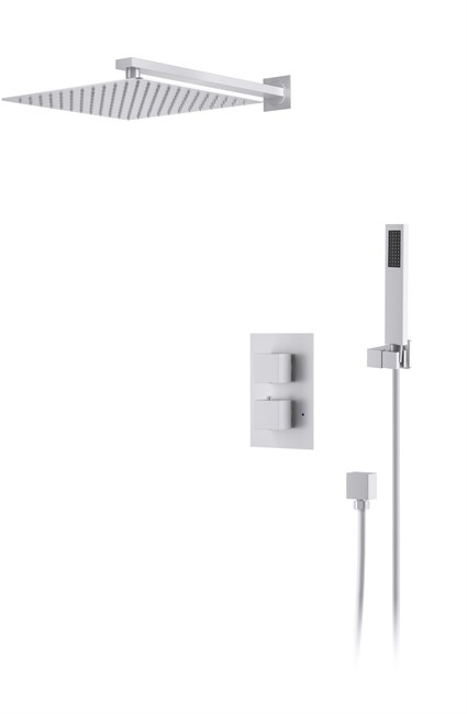 DK Душевая система для душа Bayern.Liszt DA2515708A04 встраиваемый термостатический матовый белый DA2515708A04