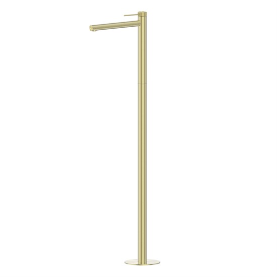 ABBER Смеситель Emotion 316 AF8843BG напольный для раковины, брашированное светлое золото AF8843BG