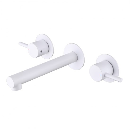 ABBER Смеситель Emotion AF88121W скрытого монтажа для раковины, белый матовый AF88121W