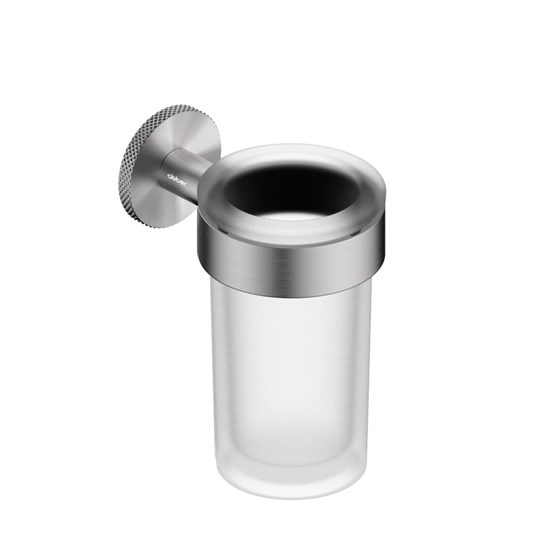 ABBER Стакан для зубных щеток с держателем Pol 316 AA1960BST брашированная сталь AA1960BST