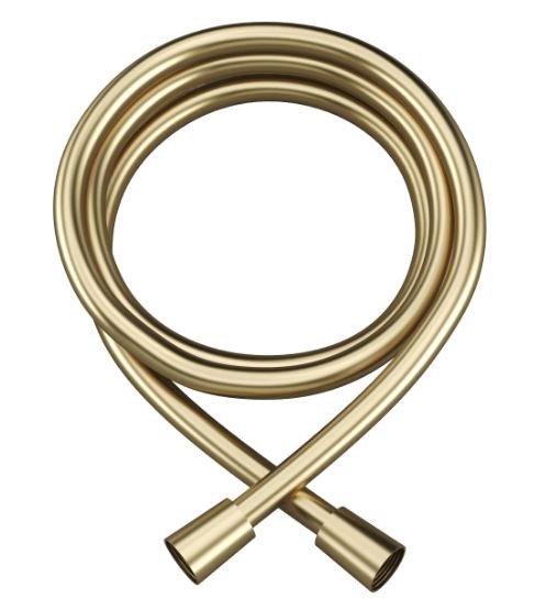 SANCOS Душевой шланг 150 см, с защитой от перекручивания, ПВХ, цвет брашированное золото SC9034BG