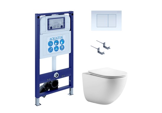 AQUATEK SET ГЕЛИОС-009 INS25 (рама INS-0000025 + крепление KKI-0000002 + панель KDI-0000009 + унитаз AQ1993T-00 ГЕЛИОС с тонким сиденьем sc) SET AQUATEK ГЕЛИОС-009 INS25