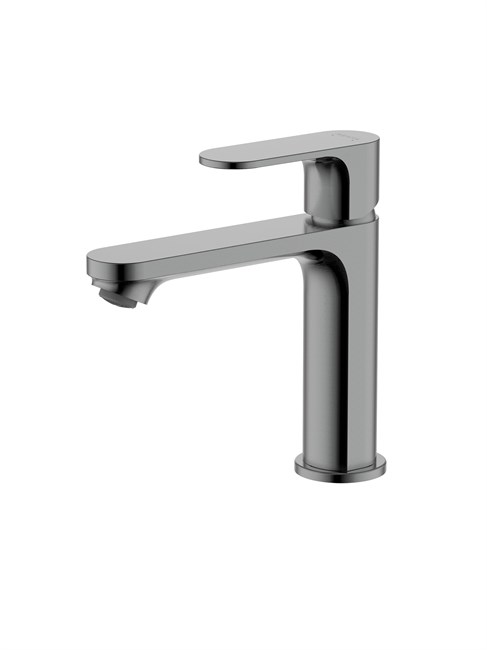 AQUATEK Alpha Смеситель для раковины 110 без донного клапана, оружейная сталь AQ1910BGM