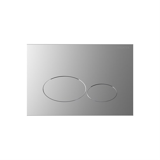 AQUATEK Панель смыва KDI- 0000073 (GLC) хром матовый KDI-0000073