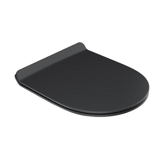 RAVAK Сиденье для унитаза VITA Slim черное X01862