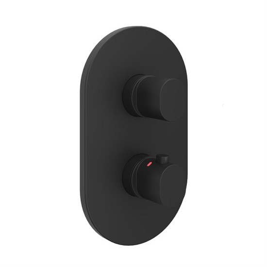 RAVAK Смеситель скрытого монтажа CR II 067.20BL.O3 ЧЕРНЫЙ (3 вывода) + нужен RB 071.50 (X070074) X070469