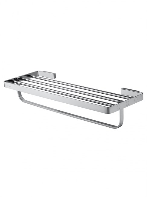WONZON & WOGHAND Полотенцедержатель с полкой LOTTE, Хром (WW-8381A) WW-8381A