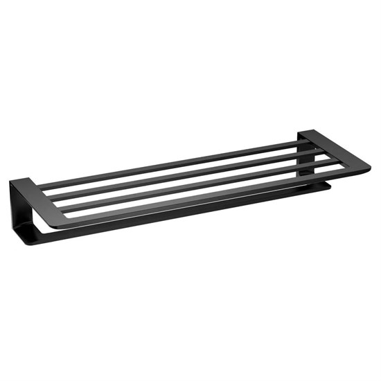 WONZON & WOGHAND Полотенцедержатель с полкой , Черный матовый (WW-V2901-MB) WW-V2901-MB