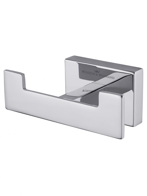 WONZON & WOGHAND Двойной крючок для ванной FLAT, Хром (WW-9725) WW-9725