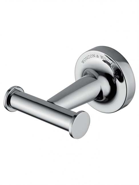 WONZON & WOGHAND Двойной крючок для ванной SIMPLE, Хром (WW-6525) WW-6525