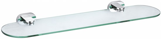 WONZON & WOGHAND Стеклянная полка для ванной FIRST, Хром (WW-8427) WW-8427