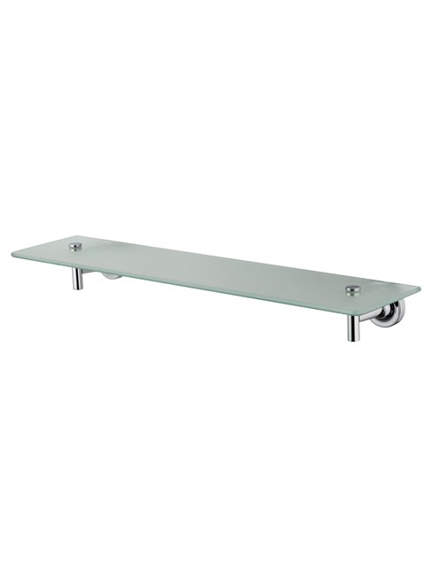 WONZON & WOGHAND Стеклянная полка для ванной SIMPLE, Хром (WW-6527) WW-6527