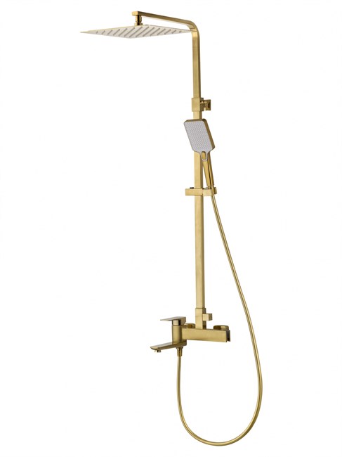 WONZON & WOGHAND Душевая система EDGE, Брашированное золото (WW-88739003-BG) WW-88739003-BG