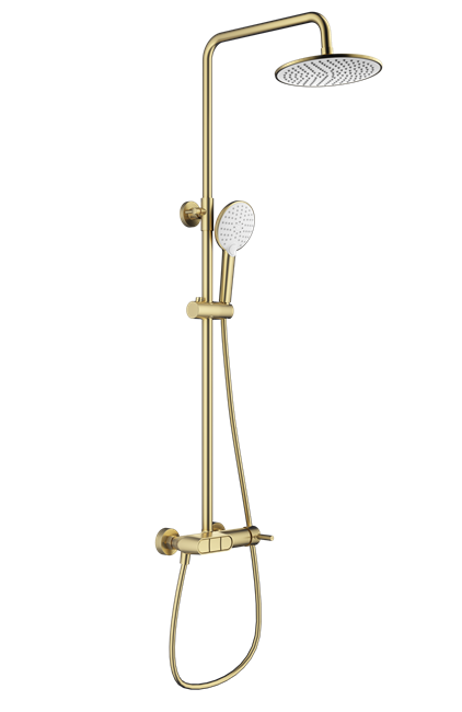 WONZON & WOGHAND Душевая система MUSE Corno, Брашированное золото (WW-A30653-BG) WW-A30653-BG
