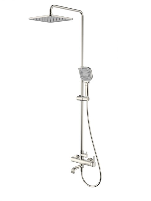 WONZON & WOGHAND Душевая система TETRA, Брашированный никель (WW-841214-BN) WW-841214-BN