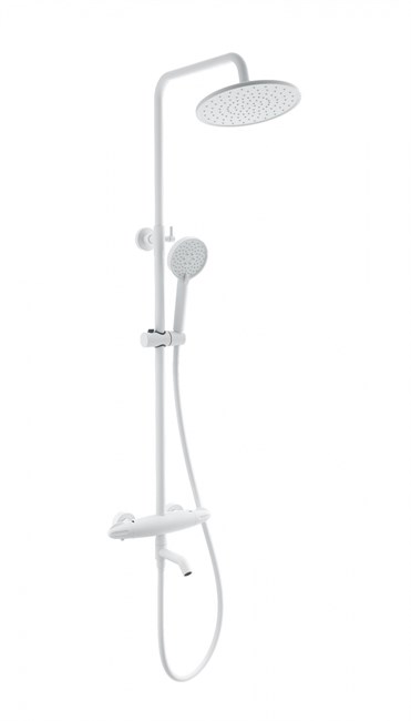 WONZON & WOGHAND Душевая система с термостатом CAPSULE, Белый матовый (WW-B3031-A1-MW) WW-B3031-A1-MW