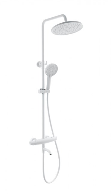 WONZON & WOGHAND Душевая система с термостатом CAPSULE, Белый матовый (WW-B3031-A2-MW) WW-B3031-A2-MW