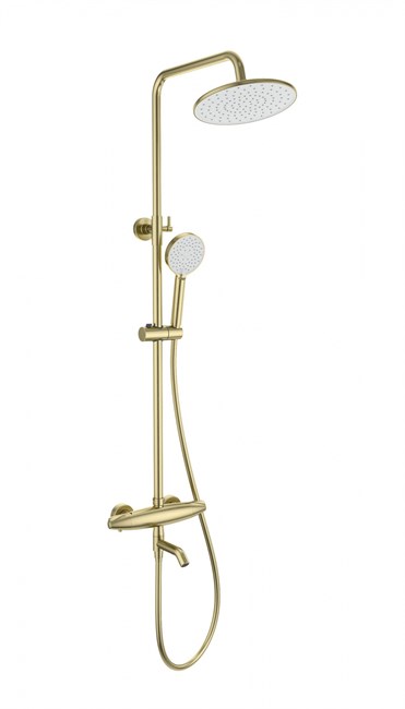 WONZON & WOGHAND Душевая система с термостатом CAPSULE, Брашированное золото (WW-B3031-A3-BG) WW-B3031-A3-BG