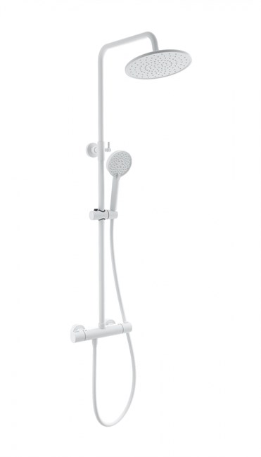 WONZON & WOGHAND Душевая система с термостатом INN 4, Белый матовый (WW-B3047-A-MW) WW-B3047-A-MW