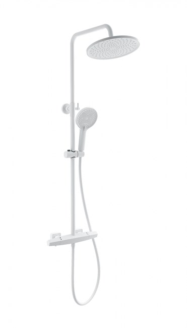 WONZON & WOGHAND Душевая система с термостатом NEO, Белый матовый (WW-B3045-A-MW) WW-B3045-A-MW