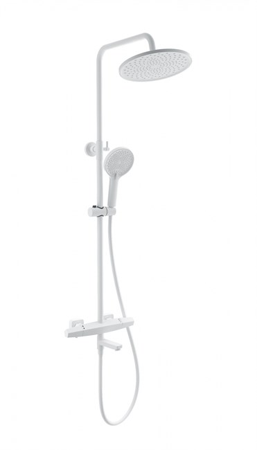 WONZON & WOGHAND Душевая система с термостатом NEO, Белый матовый (WW-B3046-A1-MW) WW-B3046-A1-MW