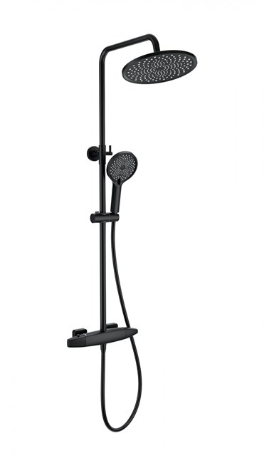 WONZON & WOGHAND Душевая система с термостатом NEO, Черный матовый (WW-B3035-A1-MB) WW-B3035-A1-MB