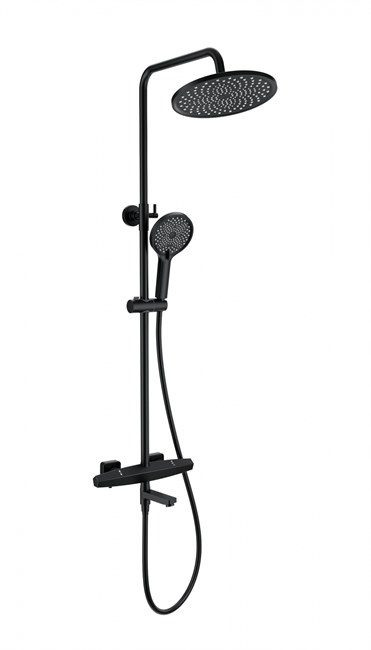 WONZON & WOGHAND Душевая система с термостатом NEO, Черный матовый (WW-B3046-A1-MB) WW-B3046-A1-MB