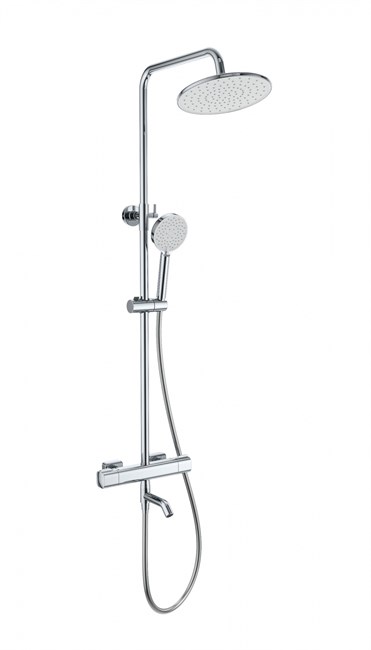 WONZON & WOGHAND Душевая система с термостатом STAY 1, Хром (WW-B3051-A1-CR) WW-B3051-A1-CR