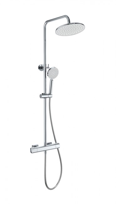 WONZON & WOGHAND Душевая система с термостатом STAY 1, Хром (WW-B3051-A-CR) WW-B3051-A-CR