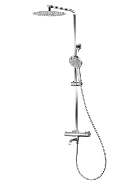 WONZON & WOGHAND Душевая система с термостатом STICK, Хром (WW-88739903-CR) WW-88739903-CR